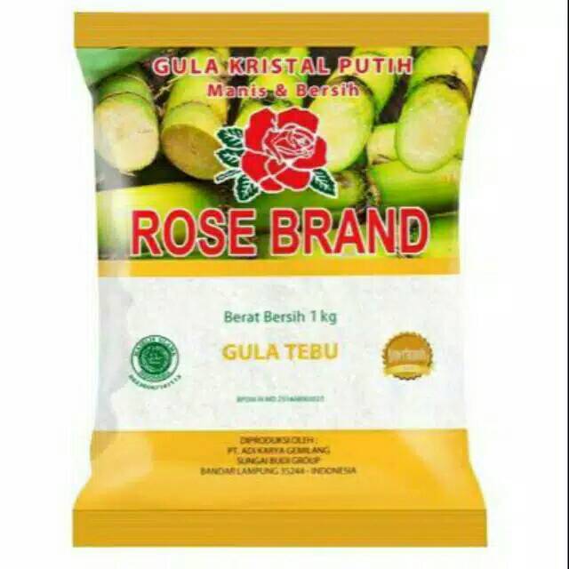 

Gula pasir rose brand 1kg