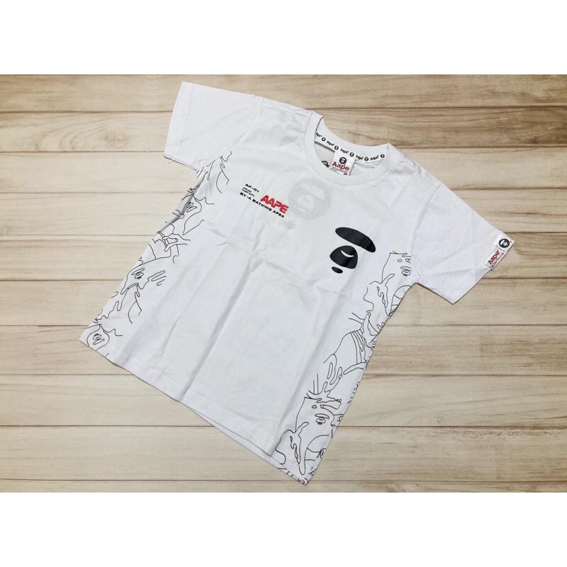 kaos bape kids anak cowok murah/kaos anak laki laki import/baju anak fashion murmer/kaos aape kids