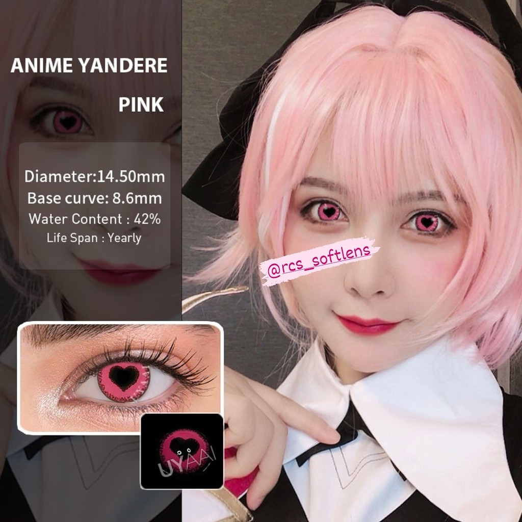 RCS ✅ - NEW~ Softlens Cosplay halloween pink series 02