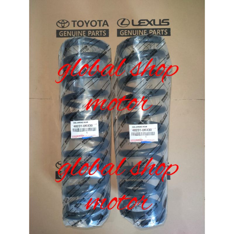 per keong fortuner belakang coil spring fortuner original