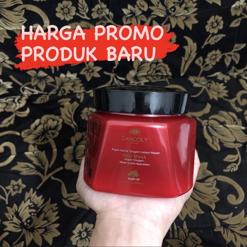 DANCOLY Argan Repair Hair Mask 550gr | Hairmask | Masker Rambut 550 gram