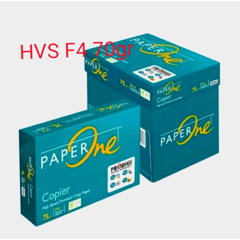 Jual Kertas Hvs F4 75 Gr Paper One Kertas Print Dan Foto Copy Shopee Indonesia