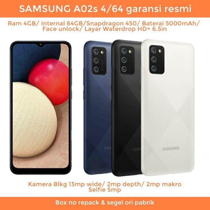 Samsung Galaxy A02s 4/64 resmi sein-1