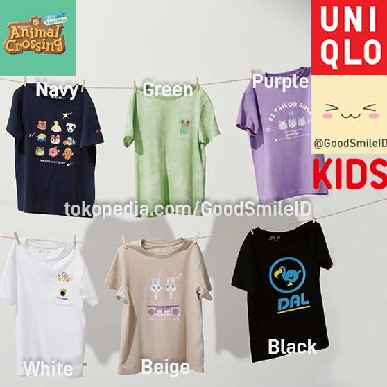 Ready Stock Uniqlo Ut X Animal Crossing T-Shirt Lengan Pendek Kaos Anak Jastip Promo
