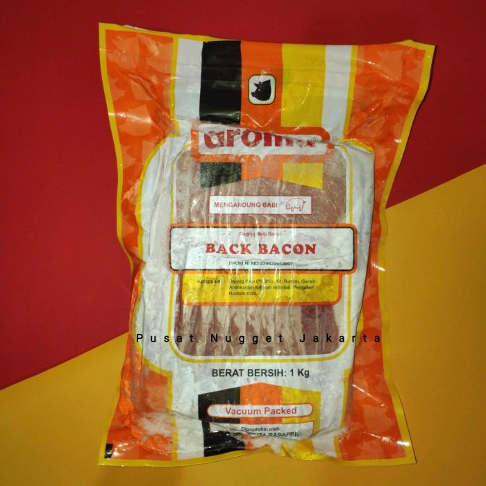 

Makanan Beku | Pork Back Bacon Aroma 1Kg