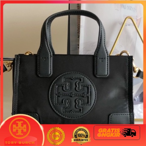 TAS TOTE BAG WANITA TORY BURCH WANITA NYLON MEDIUM BLACK