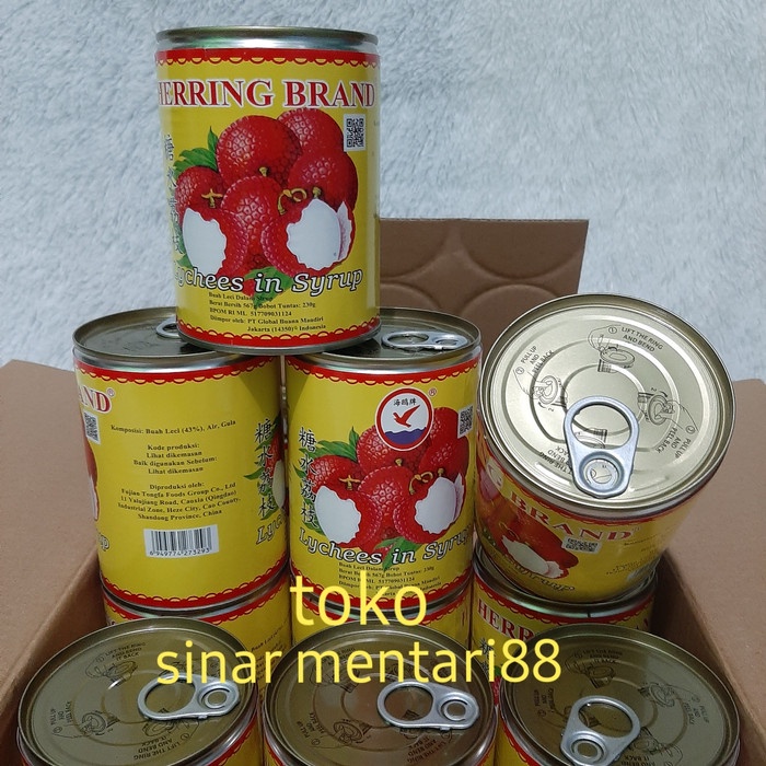 

Kalengbuah- Lychee Kaleng Herring - Lychee Herring - Leci Kaleng - Buah Leci -Buah-Kaleng.