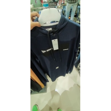 jacket navy atasan pria bombboogie
