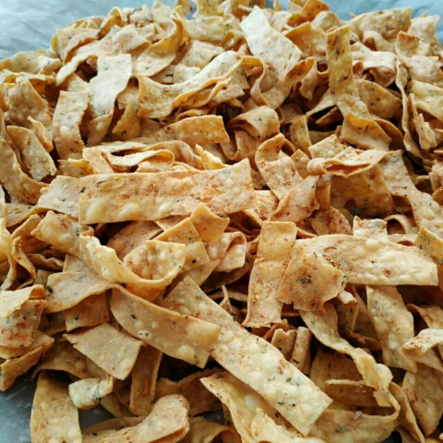 

Snack Kiloan Makanan ringan Keripik Brambang Keju Osha Snack Original dan Pedas Kiloan