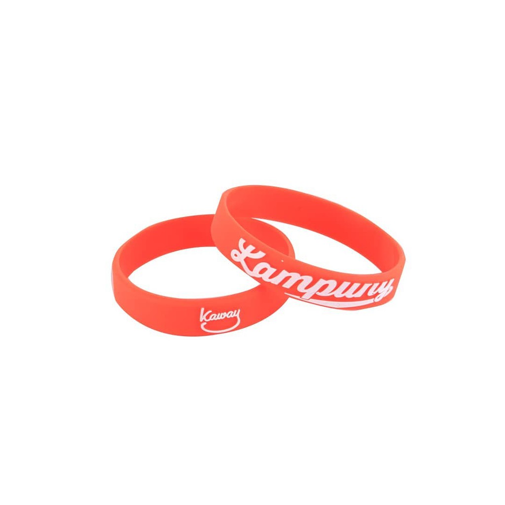 GELANG KARET RUBBER PRIA WANITA - KAWAY WB LAMPUNG LIGHT ORANGE 2