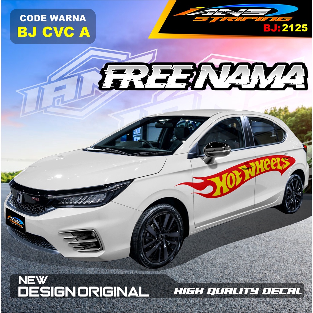 VARIASI STICKER MOBIL HONDA CITY / VARIASI STICKER MOBIL HONDA BRIO / STIKER MOBIL JAZZ / DECAL STIKER MOBIL AVANZA AYLA