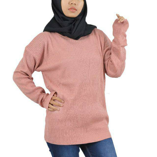 SWEATER RAJUT BOXY ABG PREMIUM ATASAN WANITA