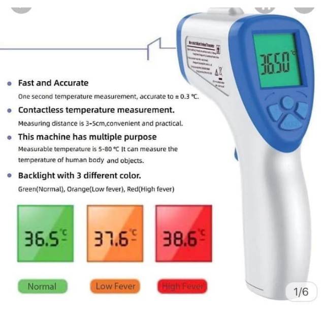 Thermometer Infrared Forhead Non Contact