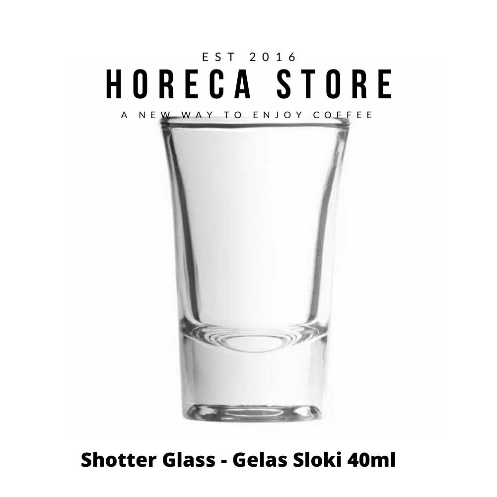 Jual Gelas Sloki Kaca Kecil 40ml Gelas Shot Gelas Soju Gelas Lilin Gelas Kaca Shotter 9528