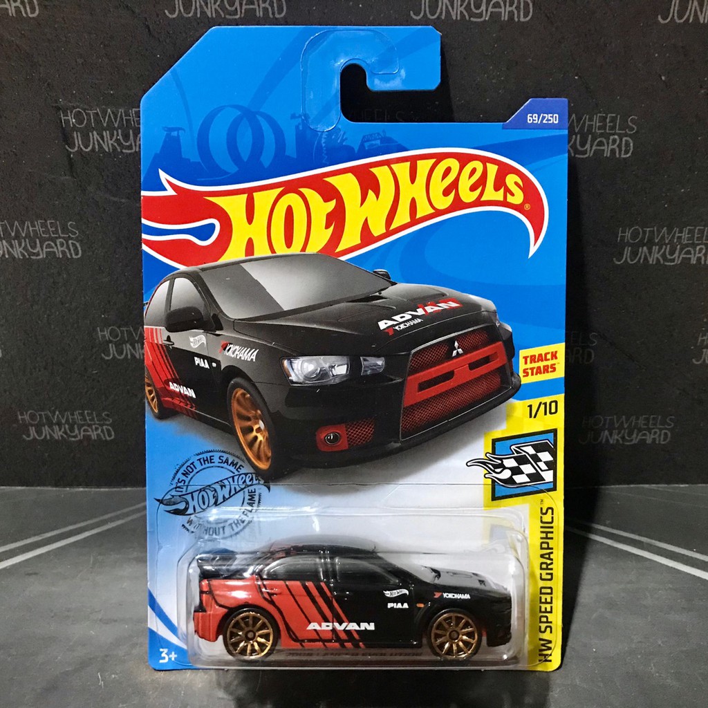 Hot Wheels Mitsubishi Lancer Evolution 2008 Advan HW Speed Graphics