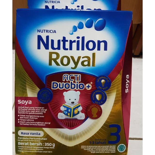 Susu nutrilon royal soya 3 350gr,ready update 26/07/2020