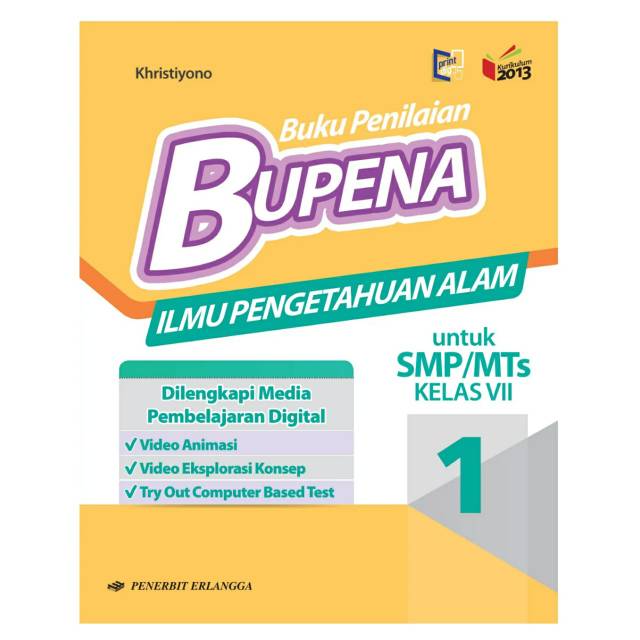 Bupena Ipa Smp Kelas 7 Kurikulum 2013 Revisi Erlangga Original Asli Shopee Indonesia