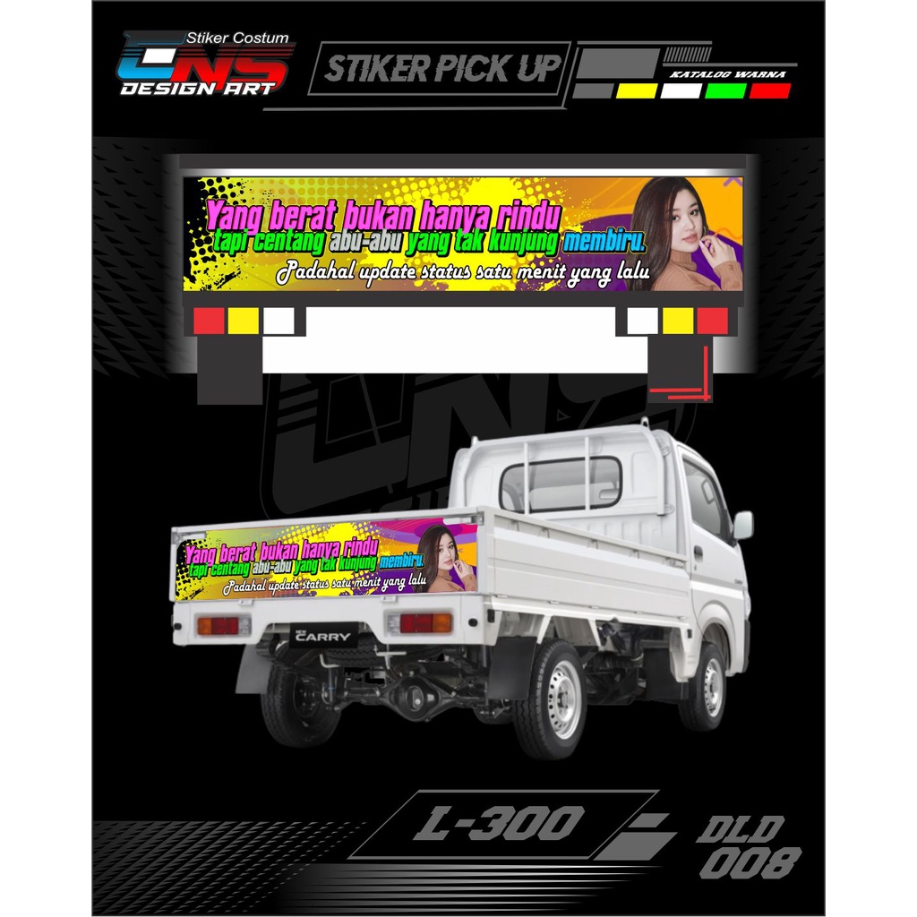 stiker pintu belakang carry new stiker variasi mobil pick up stiker mobil stiker pintu belakang all 