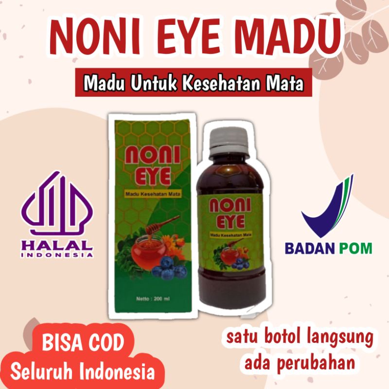 Noni Eye Madu untuk mata minus silinder plus katarak glaukoma rabun buram silau gatal berair original