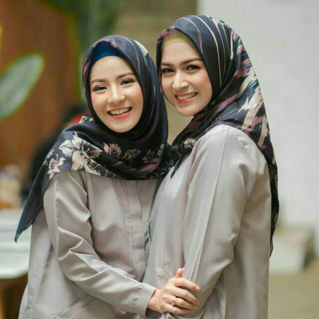 My lady Nina hijab voal printed scarf by my lady hijab