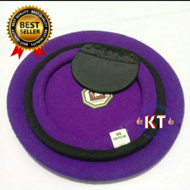 Baret MENWA Camel/topi baret ungu