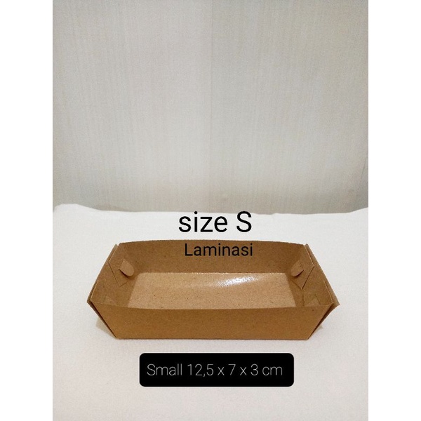 Paper lunch box S tanpa tutup