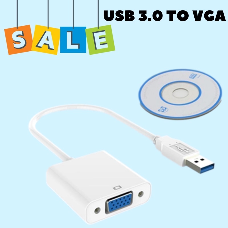 CONVERTER USB 3.0 / USB 2.0 TO VGA / USB to VGA