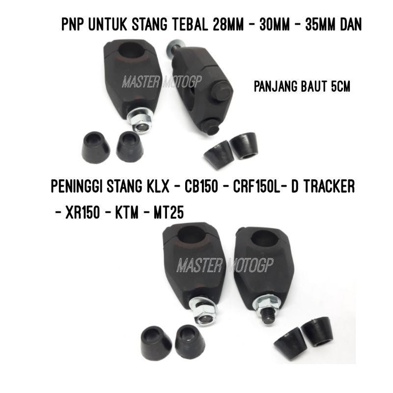 Raiser stang Klx - CB150 - BF - CRF - D TRACKER - XR150 peninggi stang KLX