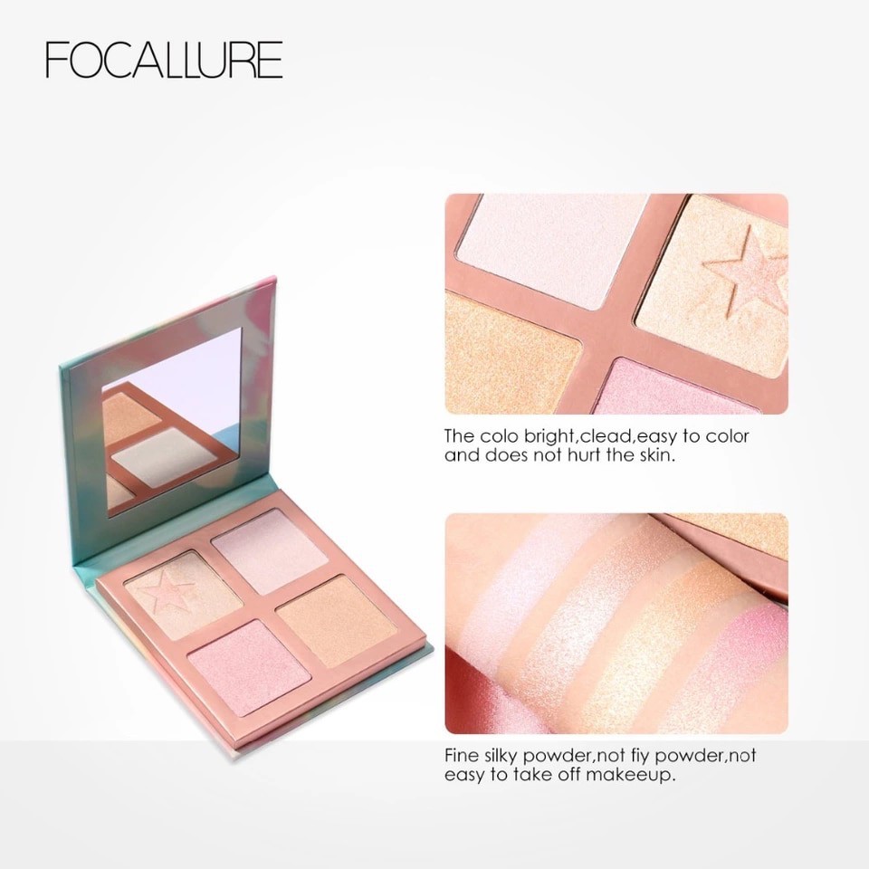 Focallure Highlighter Palette Super Star Highlighter Focallure Palet Highlighter Focallure Highlighter Powder Focallu Focalure Fuccalure Foccalure Focallur