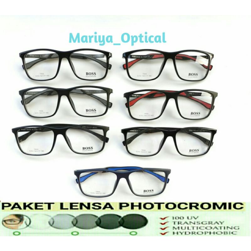 KACAMATA SEPORTY PRIA FREM 053 LENSA BLURAY/MINUS /SILINDER /PLUS