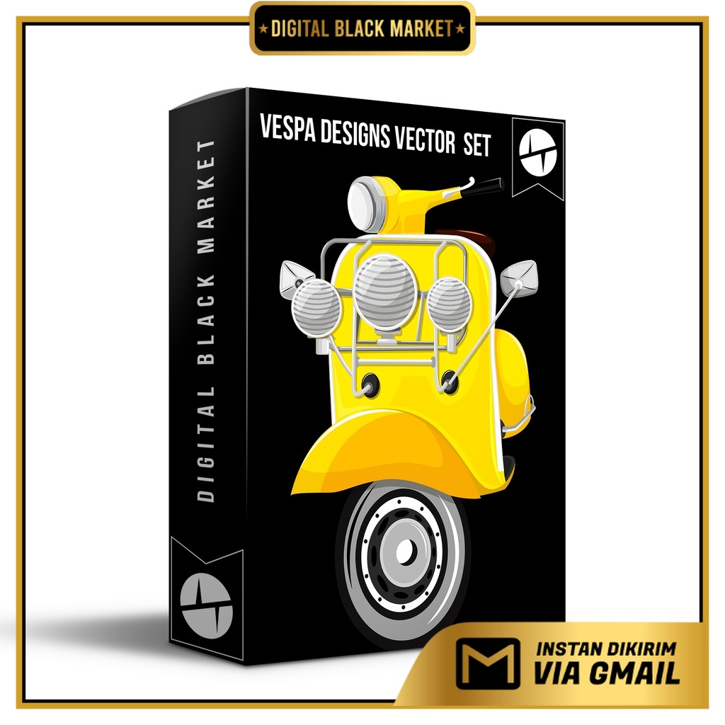 Vespa Designs Vector - Coreldraw