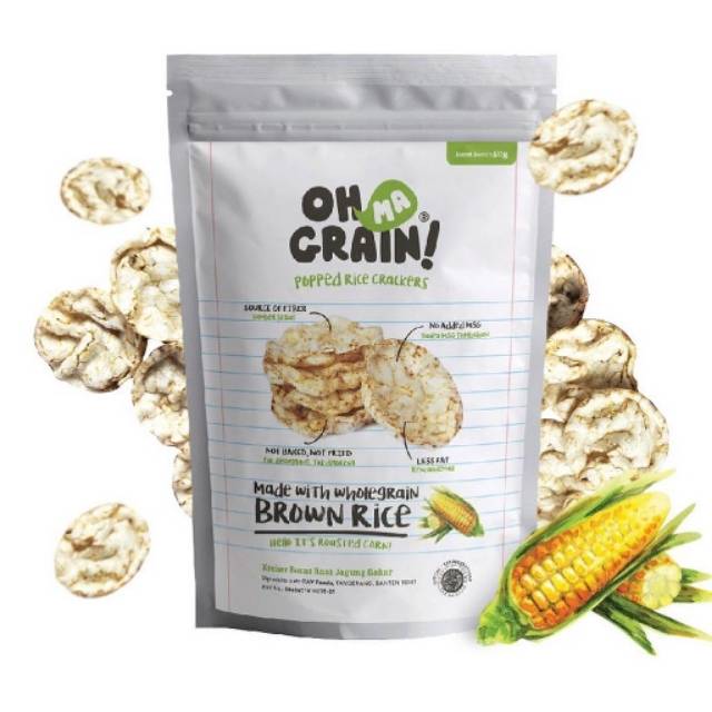 

OH MA GRAIN! - SNACK BERAS ORGANIC (ROASTED CORN)