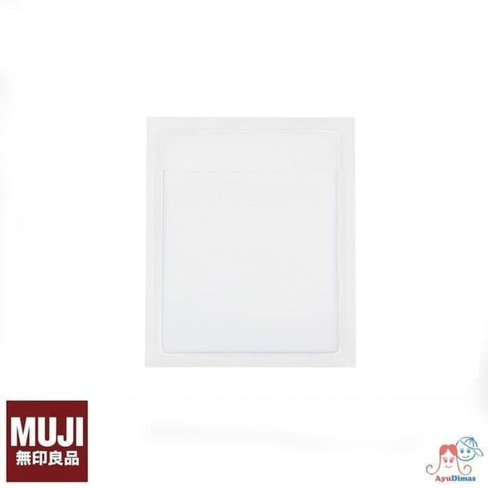 

MUJI Plastic STICKY POCKET / CARD SIZE for card holder