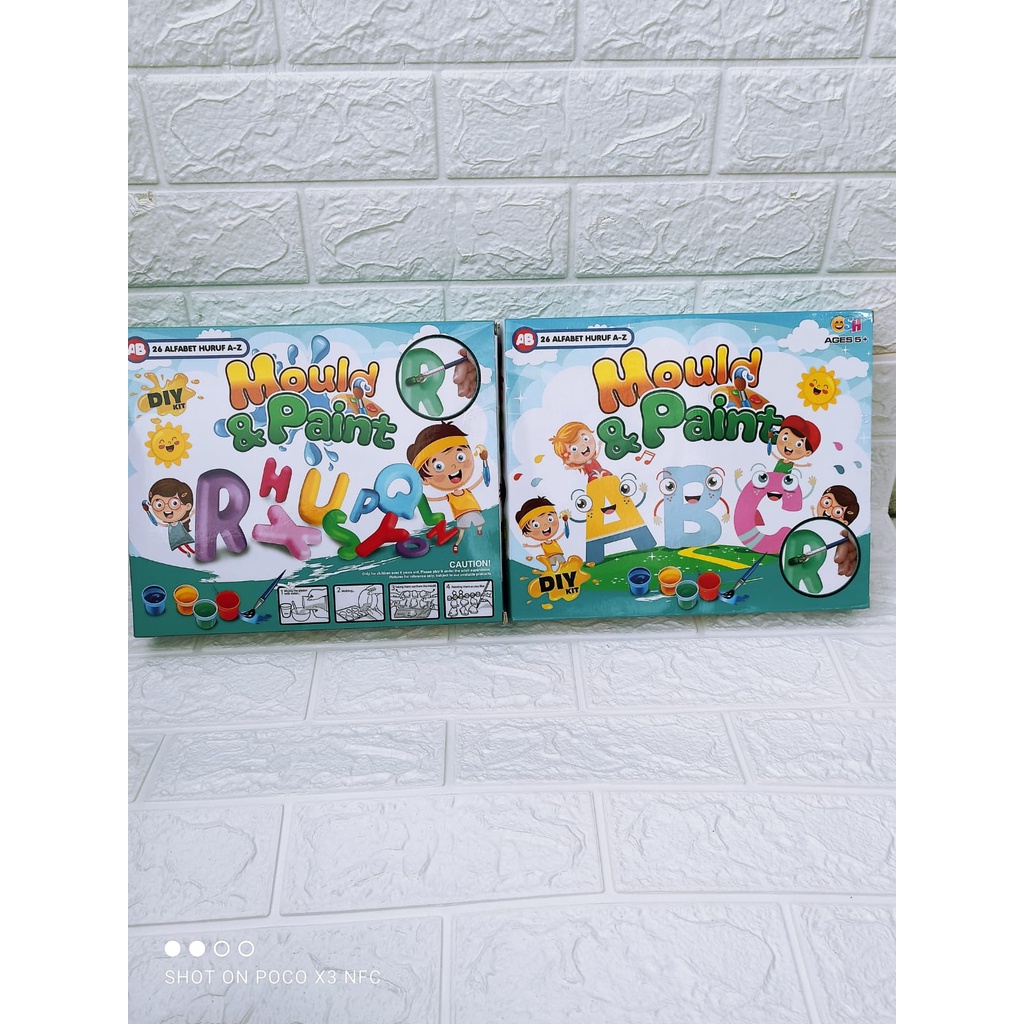 (COD)MAINAN PAINT DAN MEWARNAI TERMURAH SH163/MAINAN ANAK ALFABET DAN HURUF
