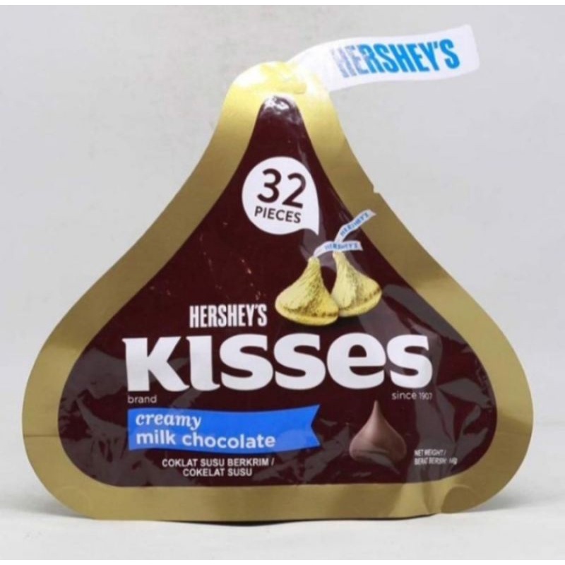 

Harshey Chocolate Kisses Milk Almond / Coklat Almond 146 Gr