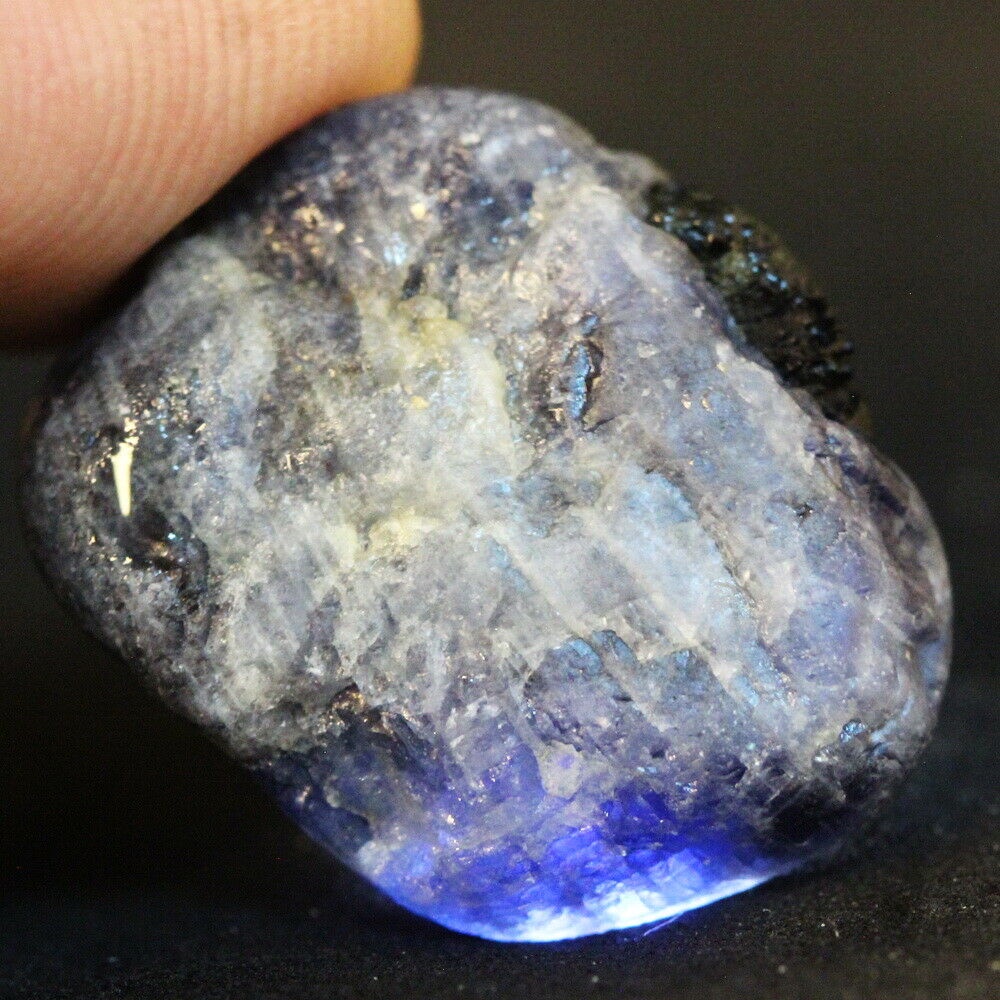 28.40CT. Blue Sapphire Burma Mogok Rough Natural