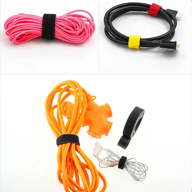 Tape Perekat Pengencang Kabel Data / Earphone Reusable