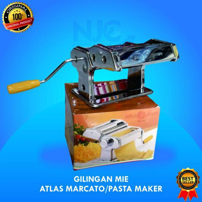 [ ⭐FREE ONGKIR⭐ ] Gilingan mi pasta atlas marcato asli ori pastel italy