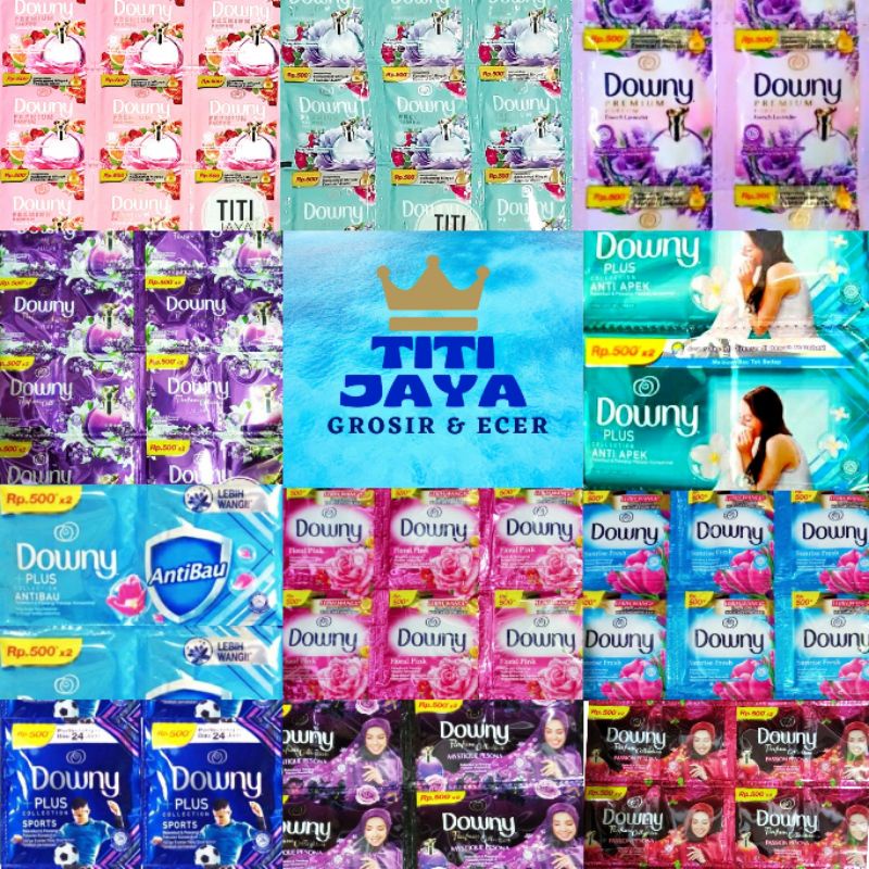 DOWNY SACHET 500 TERMURAH GROSIR ISI 12 KENZO ALLURE SUNRISE MISTIQUE PASSION DARING ROMANCE FLORAL 