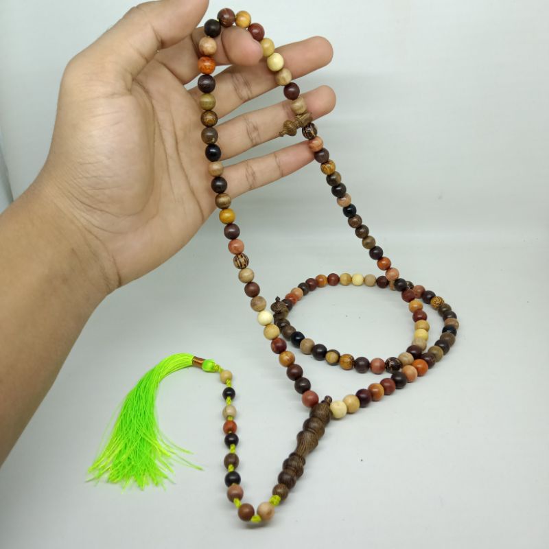 Tasbih Kombinasi 23 Kayu Langka Bertuah Nusantara Size 8mm Limited EDITION!!!