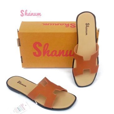 Sandal slop wanita/selop H terbaru