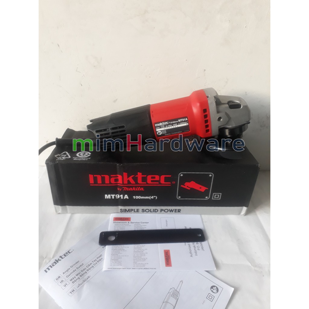 Mesin Gerinda Tangan 4 inch Maktec MT 91