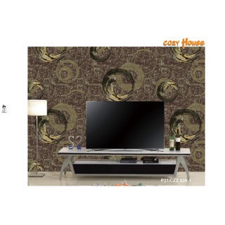 Wallpaper murah motif 3D background tv modern premium