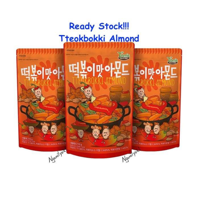 

BARU TTEOKBOKKI / TOPOKKI ALMOND - TOM'S FARM KOREA GROSIR