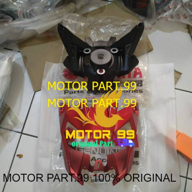 Batok depan belakang set Vixion nva 2015-2016 merah ori ygp
