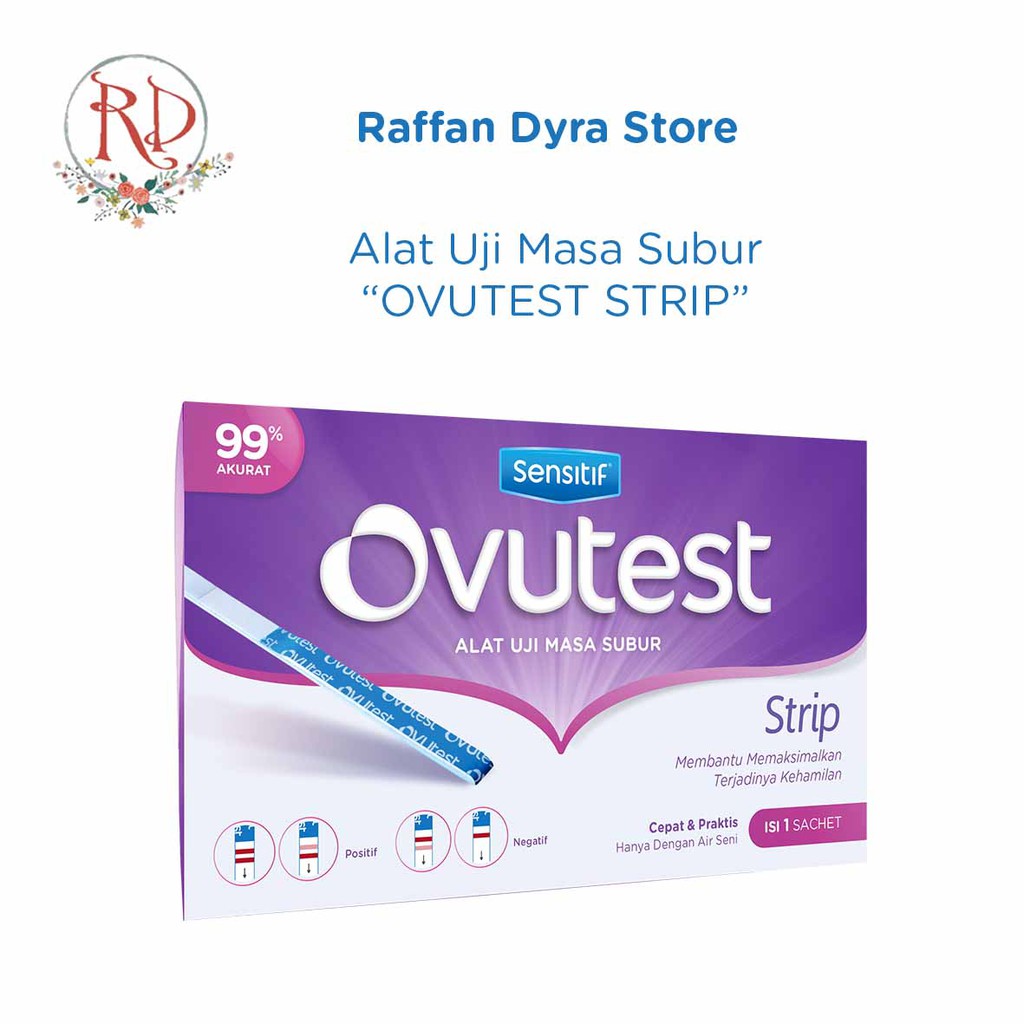 Alat Tes Masa Subur Ovutest Strip Alat Tes Kesuburan Tes Ovulasi Shopee Indonesia