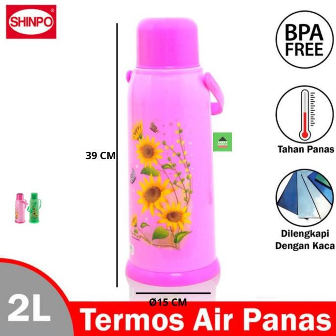 Aman Termos Air Panas Volcano Sip 511 Shinpo - Hijau Diskon