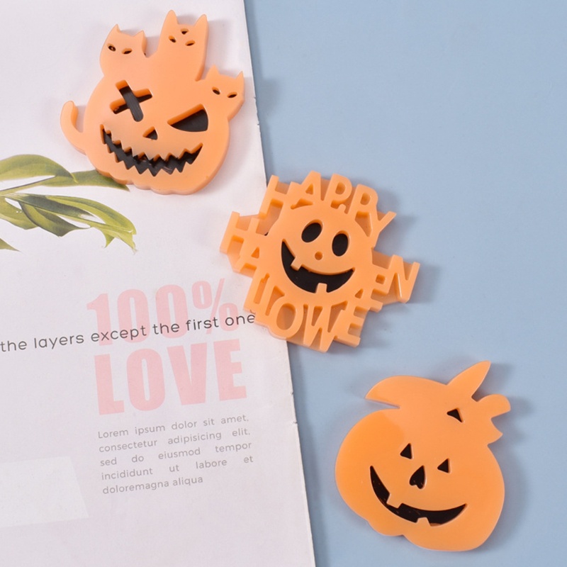 SIY  Resin Epoxy Mold DIY Epoxy Pumpkin Pendant Silicone Mold Jewelry Making