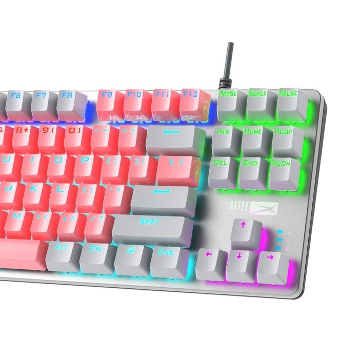 Altec Lansing ALGK-8404 FQ Pink White Mechanical Gaming Keyboard