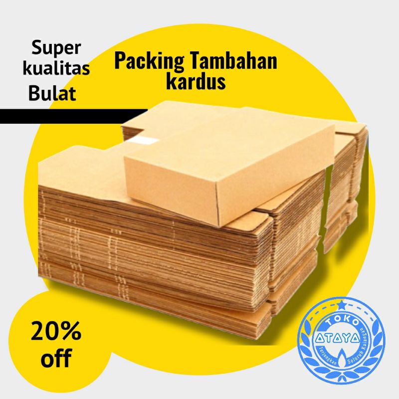 

tambahan packing kardus aman
